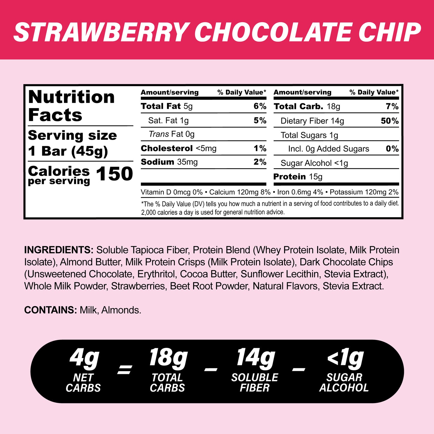 Strawberry Chocolate Chip (12 Bars)